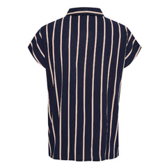 Kagamila bluse · Marine/sand