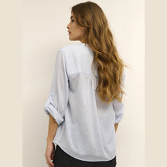 Kavivian Bluse · Cashmere Blue