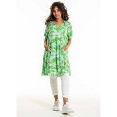 Birgitte kjole · Green Flower