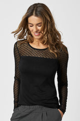 Pauline Bluse · Black