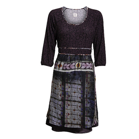 Brinetta kjole · Purple/grey