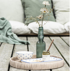 Blomster stilk · grå/grønne nuancer