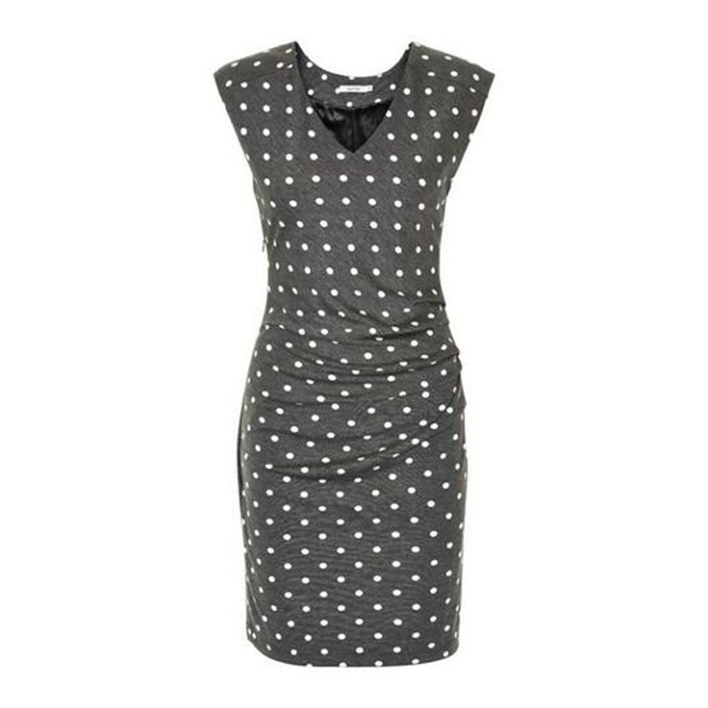 India Dot kjole · Dark Grey Melange