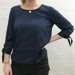 Kaily bluse · Marine