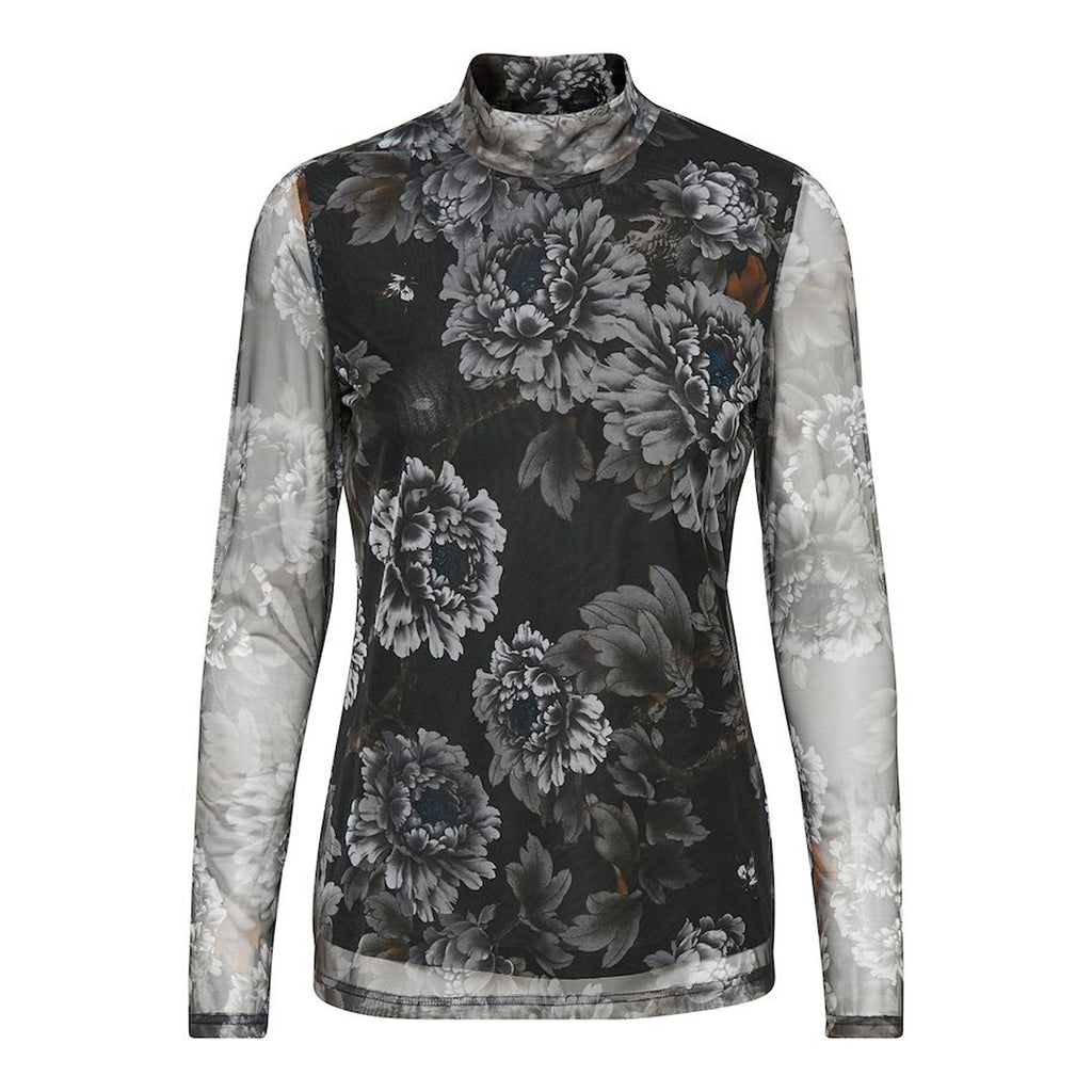 Lerke Fatima bluse · Dark Grey