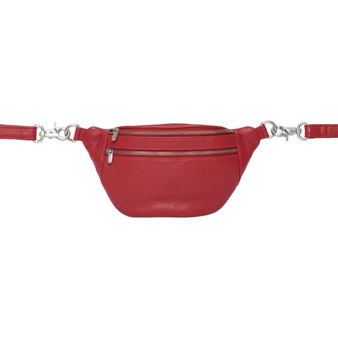 Astrid mini bumbag · Red