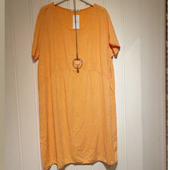 Samos kjole · Orange