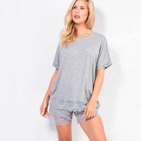 Cozy ME TIME shorts · Grey