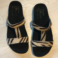 Sandal m. zebraprint