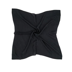 Tørklæde Small · Black silk