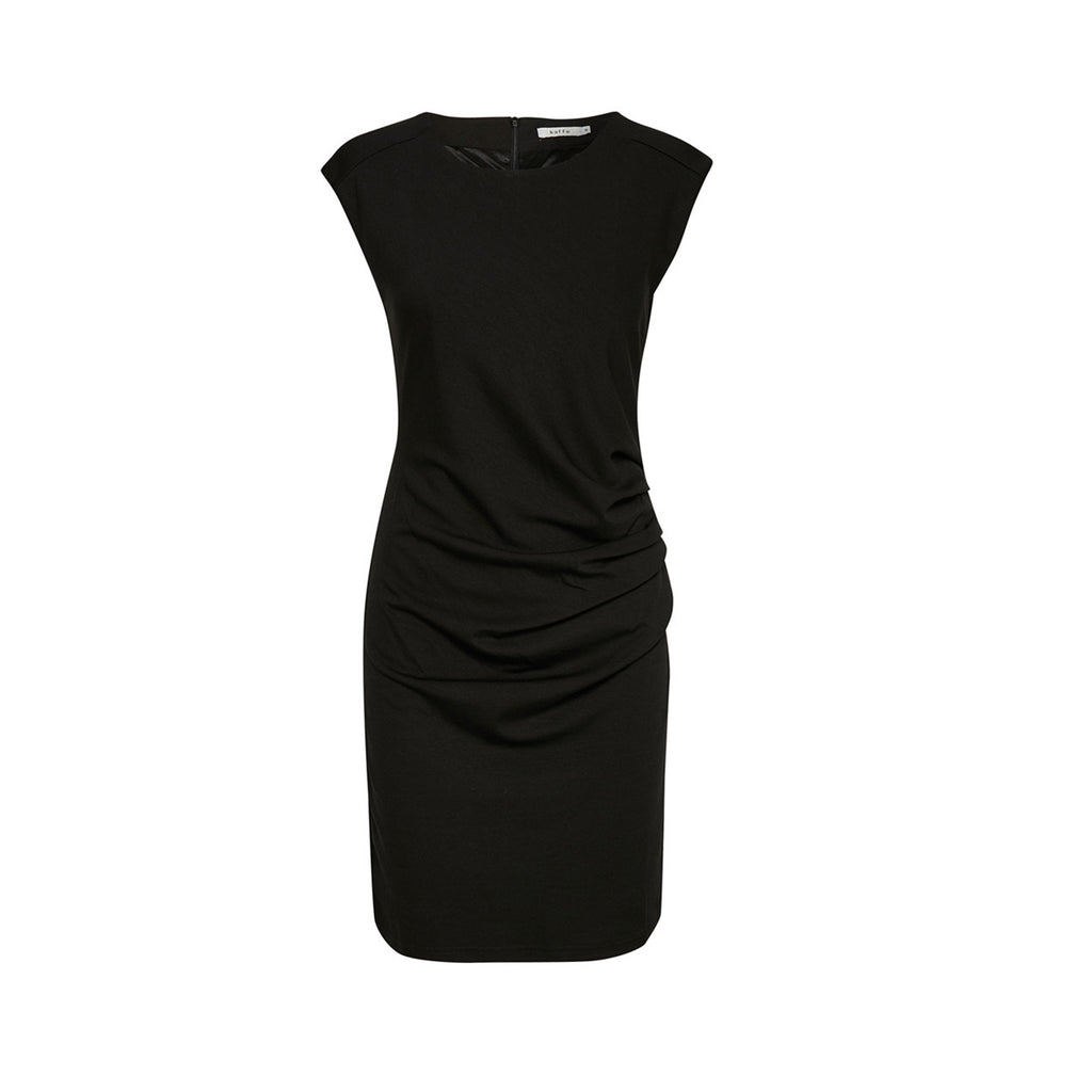 India kjole · Black O-hals