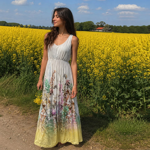 Helena kjole · Yellow