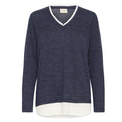 Frriver bluse · Navy