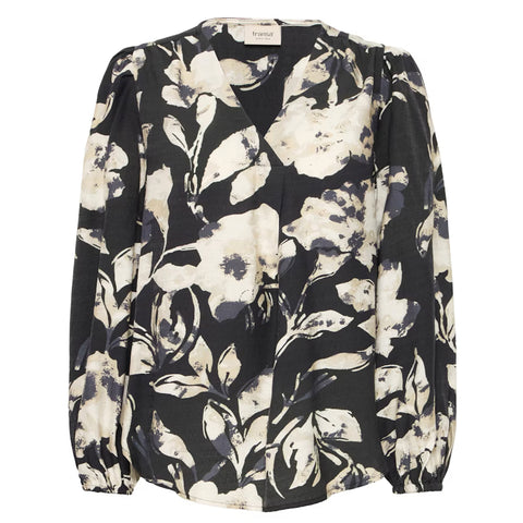 Frariana bluse · Floral Black