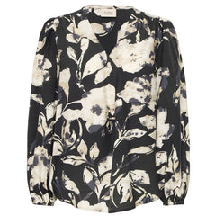 Frariana bluse · Floral Black