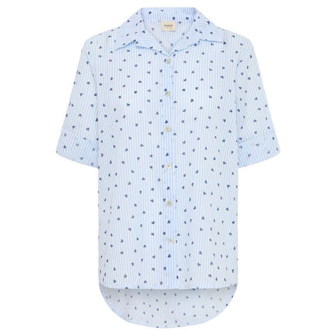 Frjulietta bluse · Blue heart