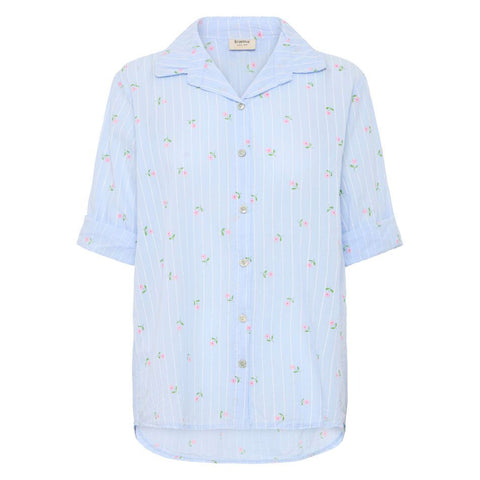 Frjulietta bluse · Blue flower