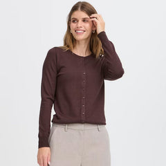 Zubasic 60 cardigan · Chokolate