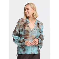 Frilli bluse · Bluestone