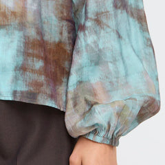 Frilli bluse · Bluestone