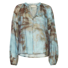 Frilli bluse · Bluestone