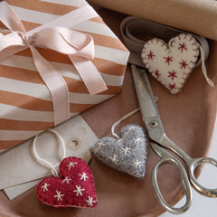 Hjerter ornamenter · 3 stk.