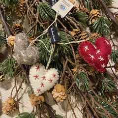 Hjerter ornamenter · 3 stk.