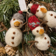 Snemænd ornamenter · 3 stk.