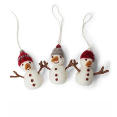 Snemænd ornamenter · 3 stk.