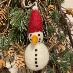 Snemand ornament · Red