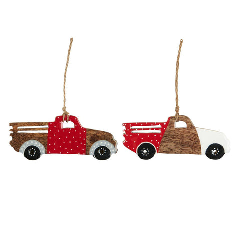 Biler i træ · Sæt af 2 stk.