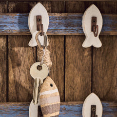 Nøgleskab · Nature/Blue/White