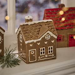Hus til fyrfadslys · Gingerbread