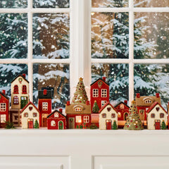 Hus til fyrfadslys · Christmas