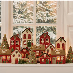 Hus til fyrfadslys · Christmas