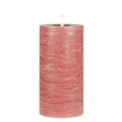 LED bloklys m/varm flamme · Medium