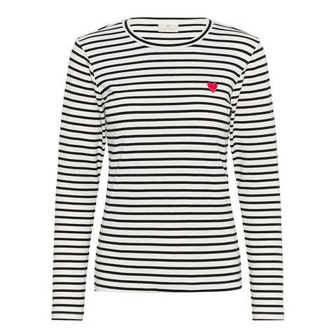Liddy t-shirt · Chalk/Black