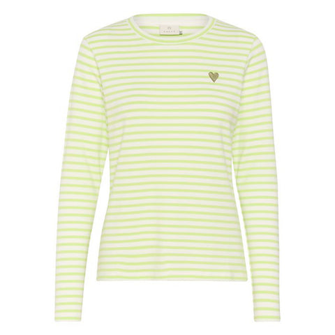 Liddy t-shirt · Chalk/Oil Green