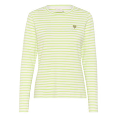 Liddy t-shirt · Chalk/Oil Green