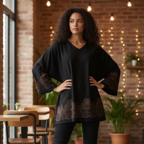 Leonora bluse · Black