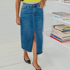 Tenna nederdel · Blue denim