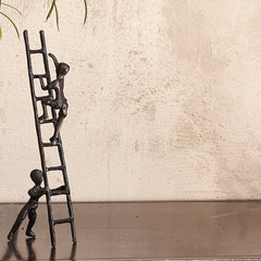 Livets stige · Metalfigur