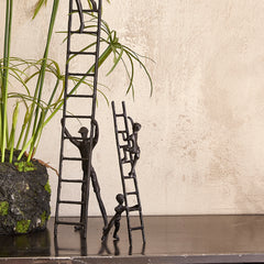 Livets stige · Metalfigur