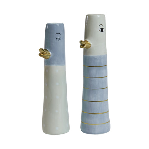 Vase fuglemotiv · Blue