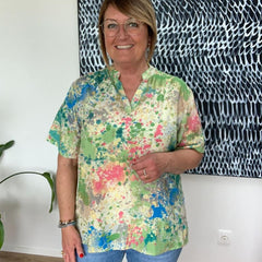 Lilo Bluse · Green mix