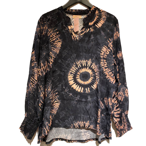 Ella bluse · Black/nude