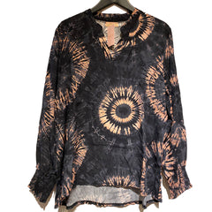 Ella bluse · Black/nude