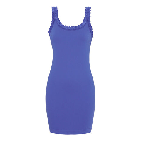Frida Rib microfiber top · Alaska Blue