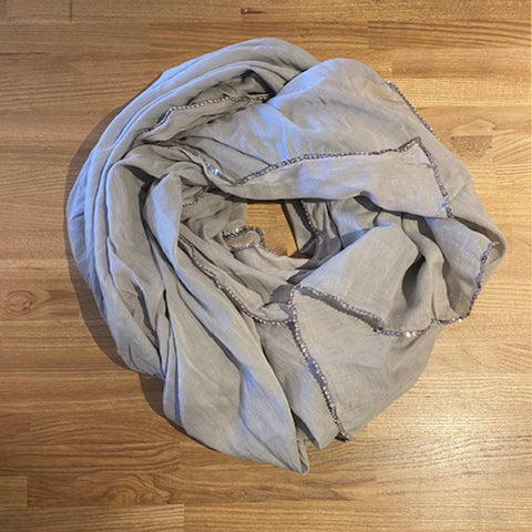 Tørklæde · Grey/silver