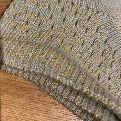 Glitter ankelstrømper · Dust Blue